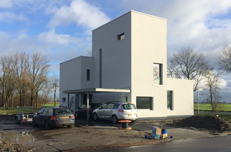 Aardbevingbestendig huis